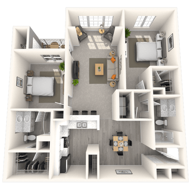 Floorplan image of unit 171