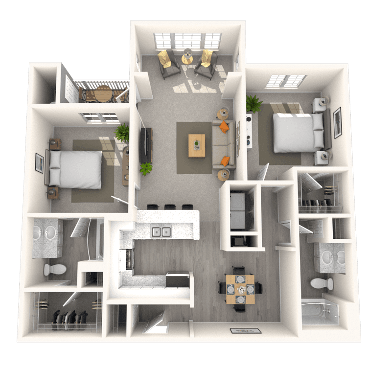 Floorplan image of unit 426