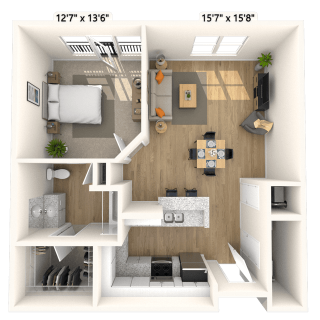 Floorplan image of unit 1325P2