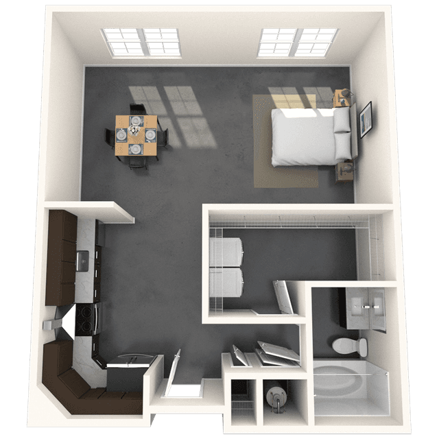 Floorplan image of unit 1404