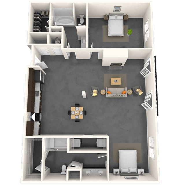 Floorplan image of unit 5102