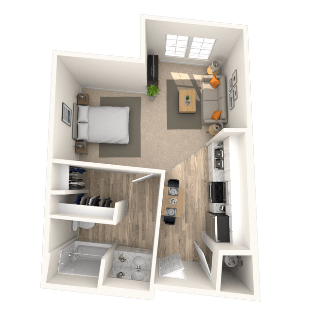 Floorplan image of unit 1103