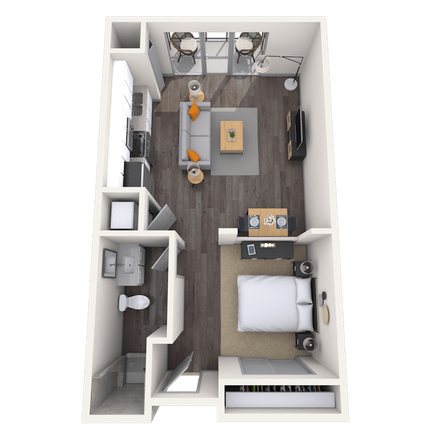 Floorplan image of unit 2220