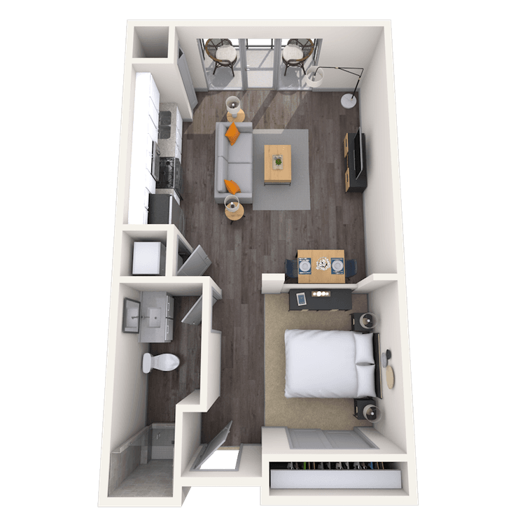 Floorplan image of unit 2220