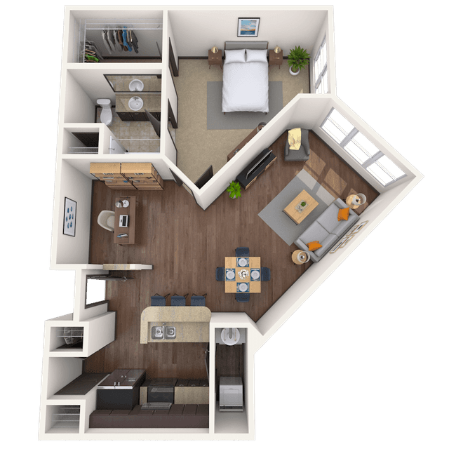 Floorplan image of unit 2242