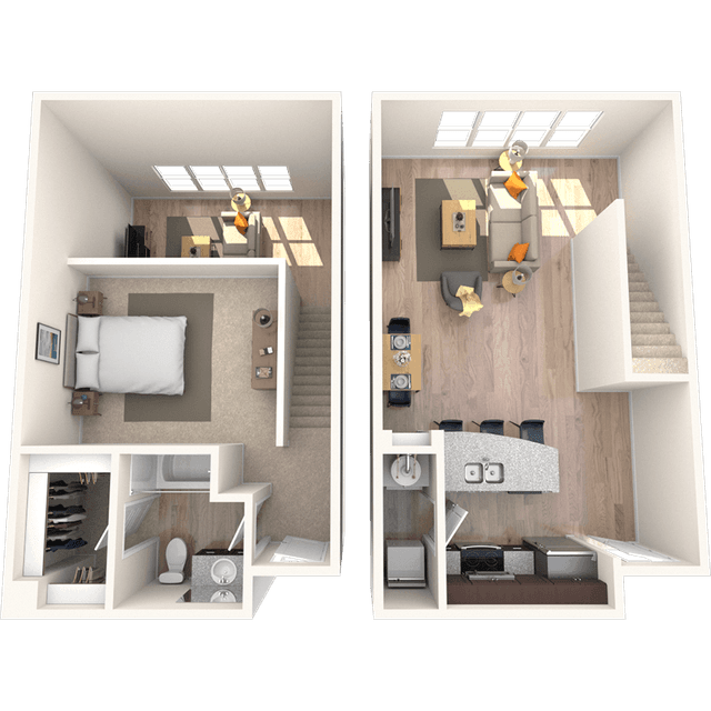 Floorplan image of unit 4205