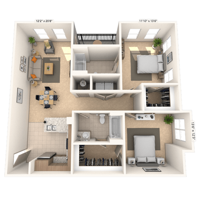 Floorplan image of unit I 5103