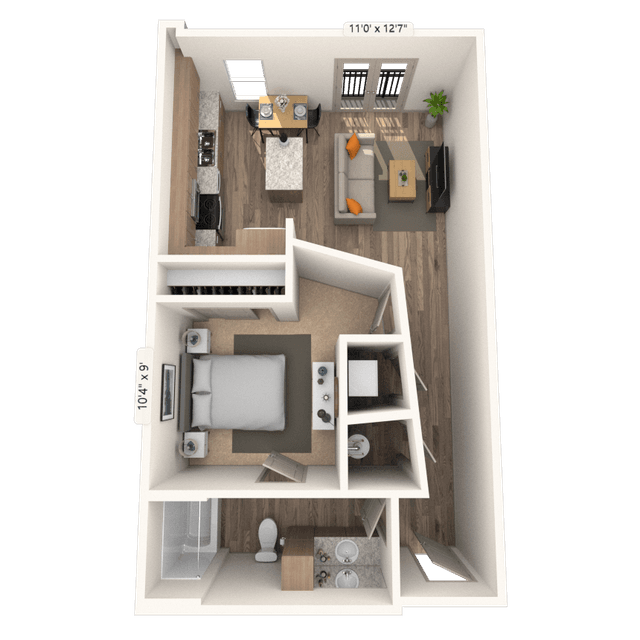 Floorplan image of unit 2213