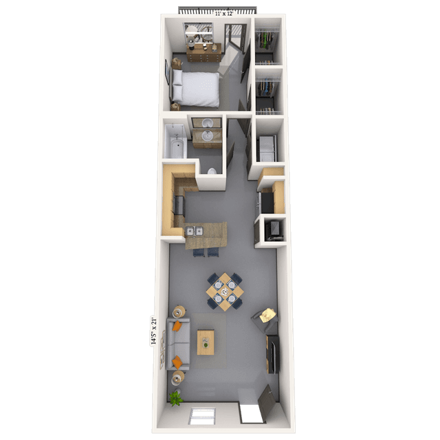 Floorplan image of unit 8103