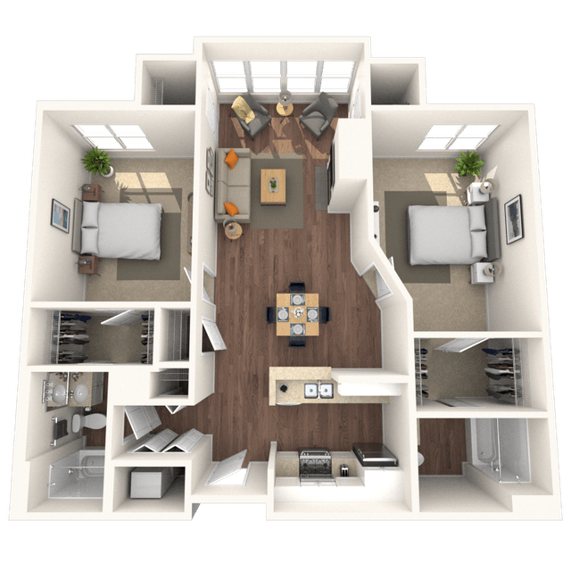Floorplan image of unit 4531