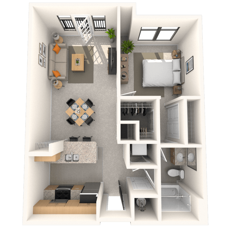Floorplan image of unit 132JC2