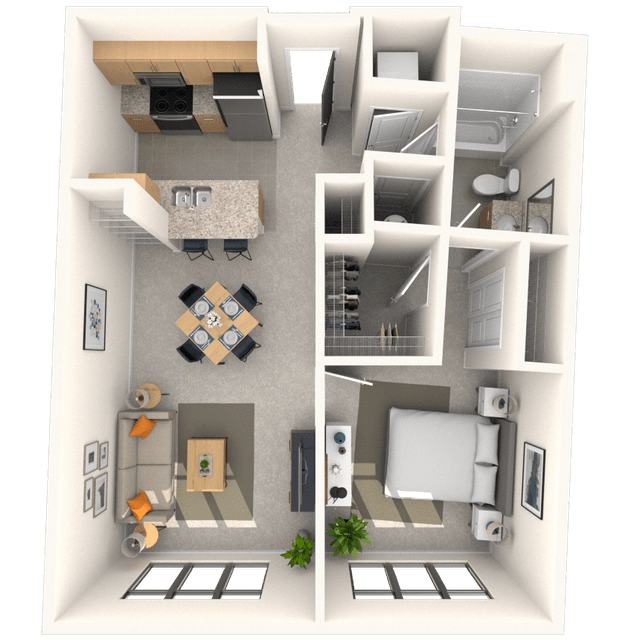 Floorplan image of unit 211JC2