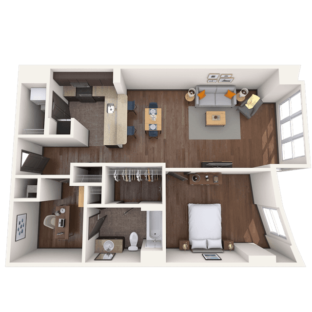 Floorplan image of unit 1003