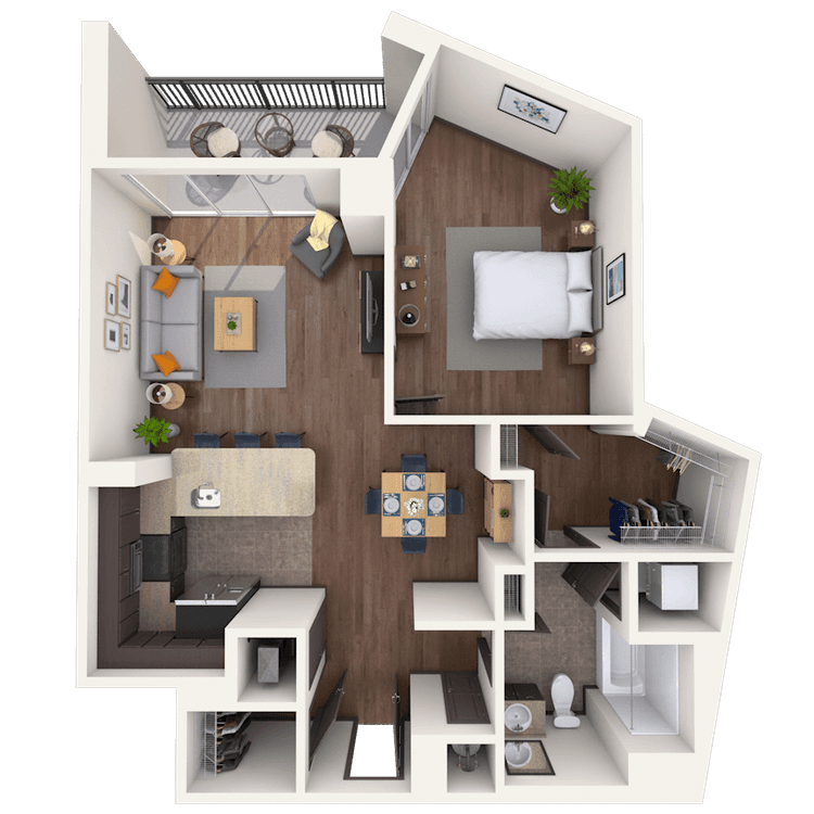 Floorplan image of unit 1108