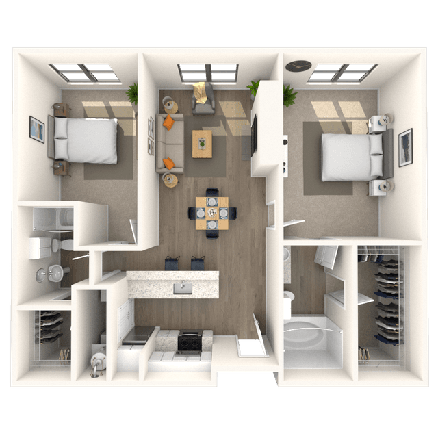 Floorplan image of unit 163
