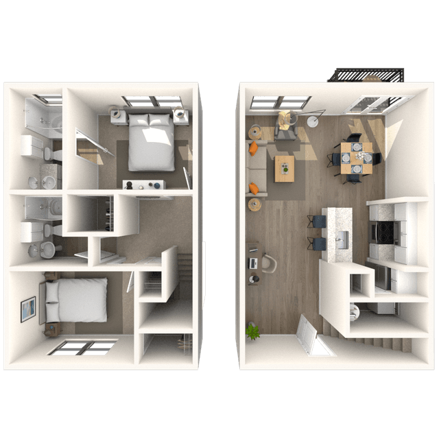 Floorplan image of unit 301