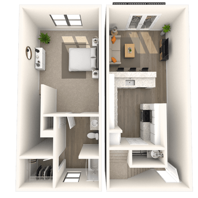 Floorplan image of unit 311