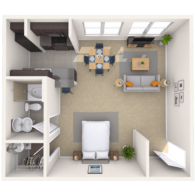 Floorplan image of unit 333