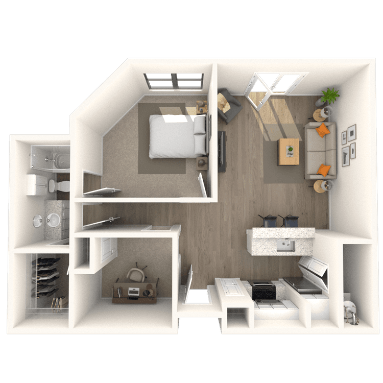Floorplan image of unit 478