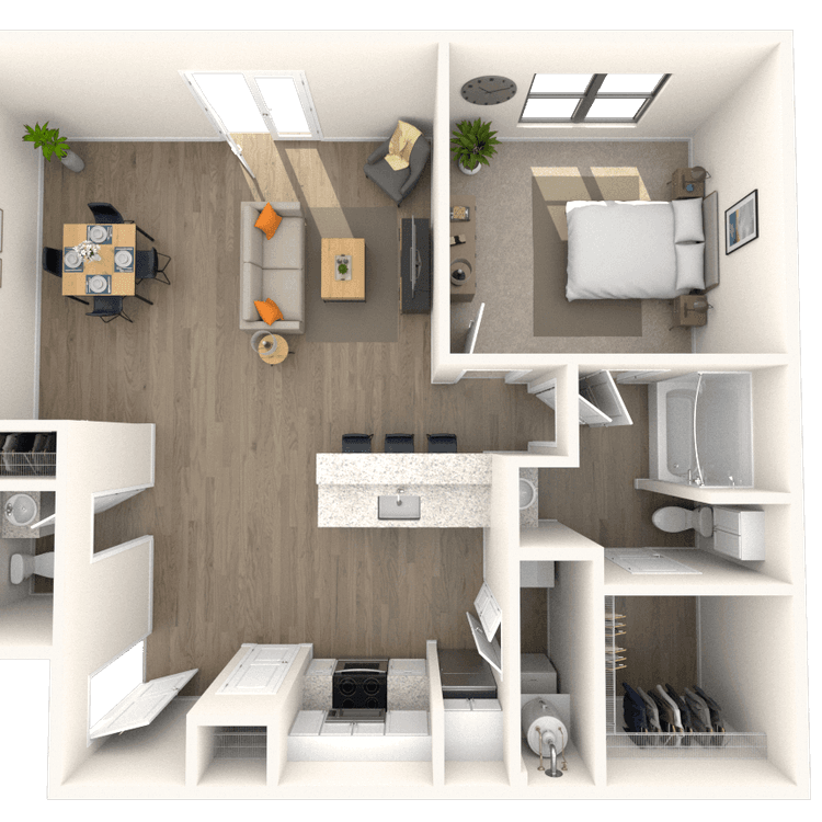 Floorplan image of unit 331
