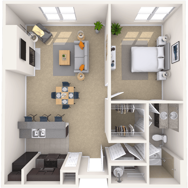 Floorplan image of unit 369