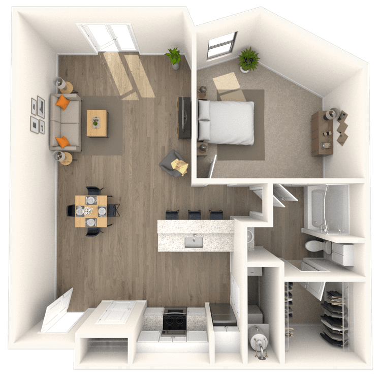 Floorplan image of unit 176