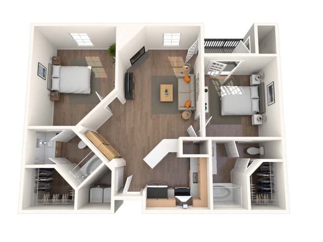 Floorplan image of unit 429