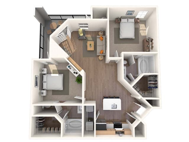 Floorplan image of unit 331