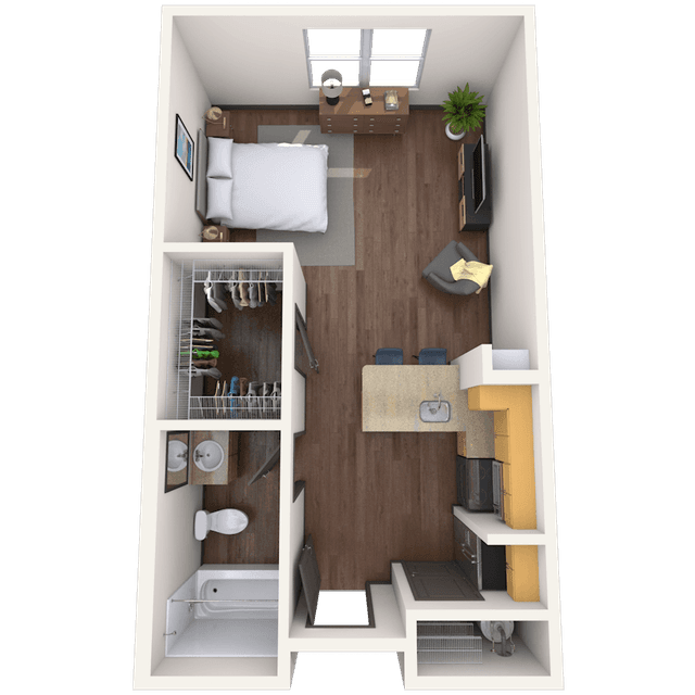 Floorplan image of unit 3016