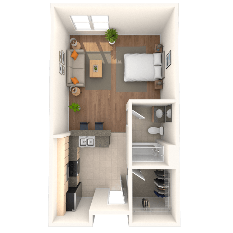 Floorplan image of unit 1101