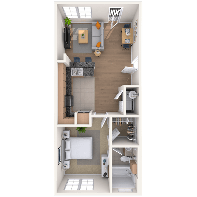 Floorplan image of unit 910