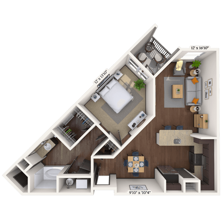 Floorplan image of unit 3441