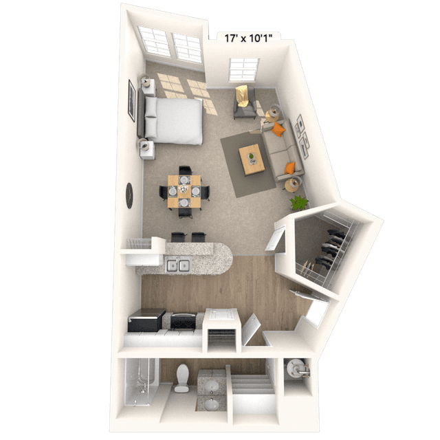 Floorplan image of unit 4735