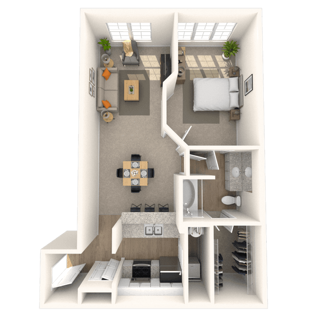 Floorplan image of unit 3260