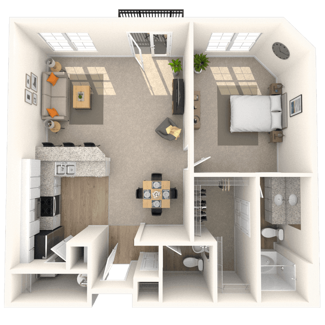 Floorplan image of unit 3241