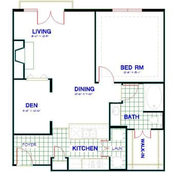 Floorplan image of unit 3228