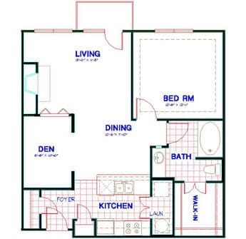 Floorplan image of unit 3245
