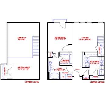 Floorplan image of unit 41031