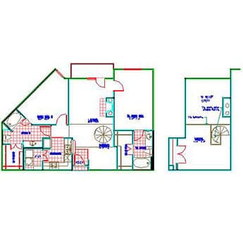 Floorplan image of unit 4329