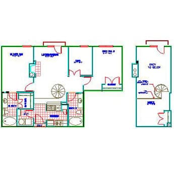 Floorplan image of unit 4340
