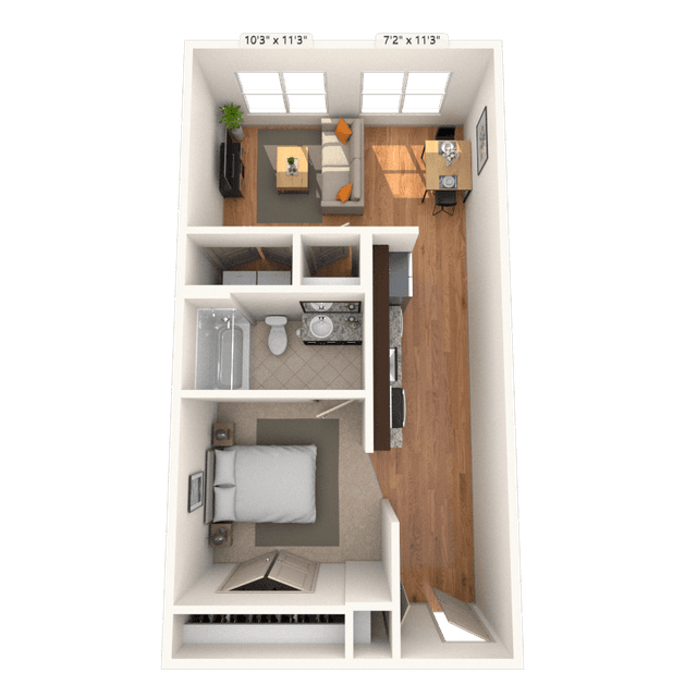 Floorplan image of unit 5125