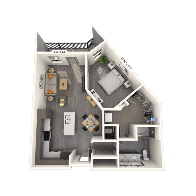 Floorplan image of unit 139