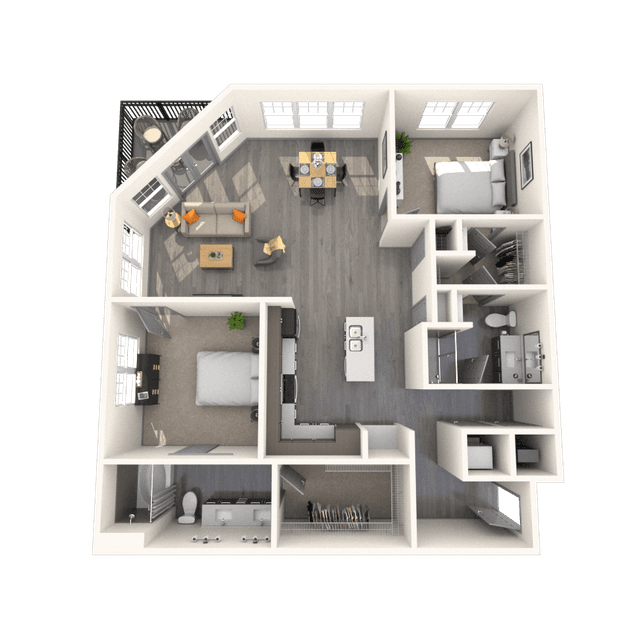 Floorplan image of unit 273
