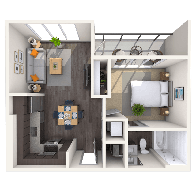 Floorplan image of unit 103