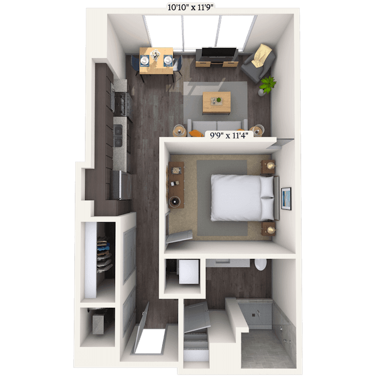 Floorplan image of unit 1803