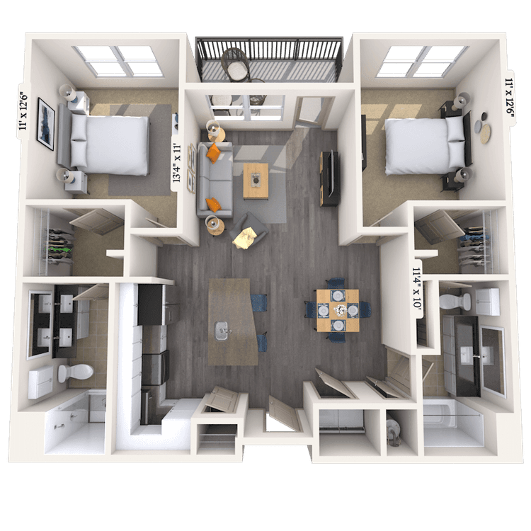 Floorplan image of unit 482