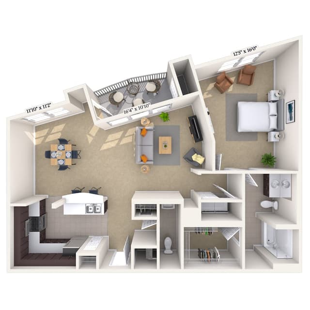 Floorplan image of unit 042536
