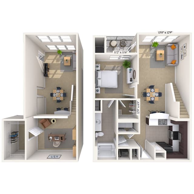 Floorplan image of unit 042724