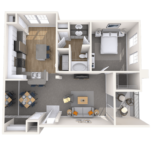 Floorplan image of unit 1717407