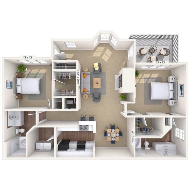 Floorplan image of unit 012112